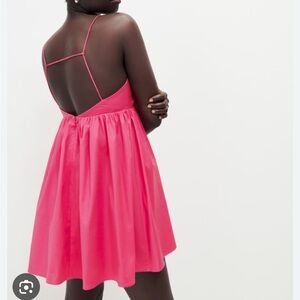 Reformation Hot Pink Spaghetti-Strap Mini Dress